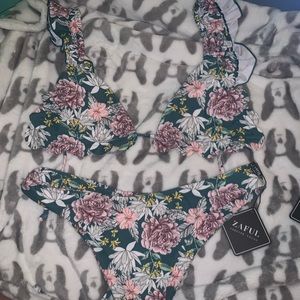 Zaful Floral Bikini